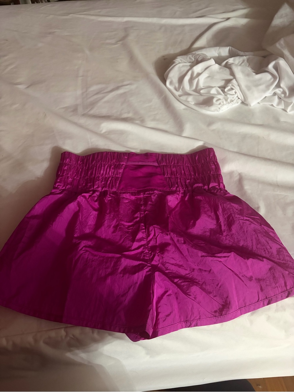 FP Movement by Free People Shimmery Fuchsia Athletic Shorts